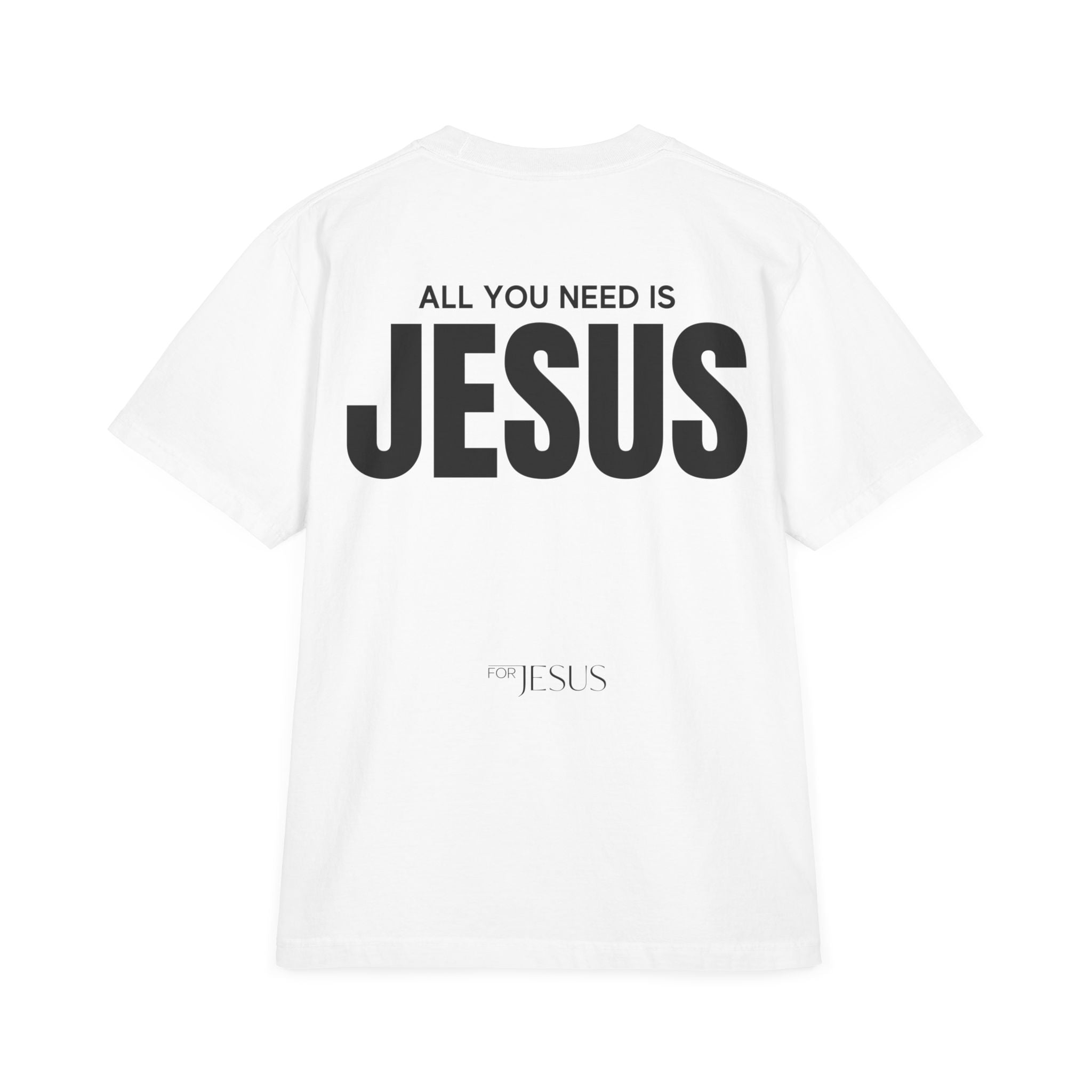 Unisex Jesus Faith T-Shirt - All You Need Is Jesus Design