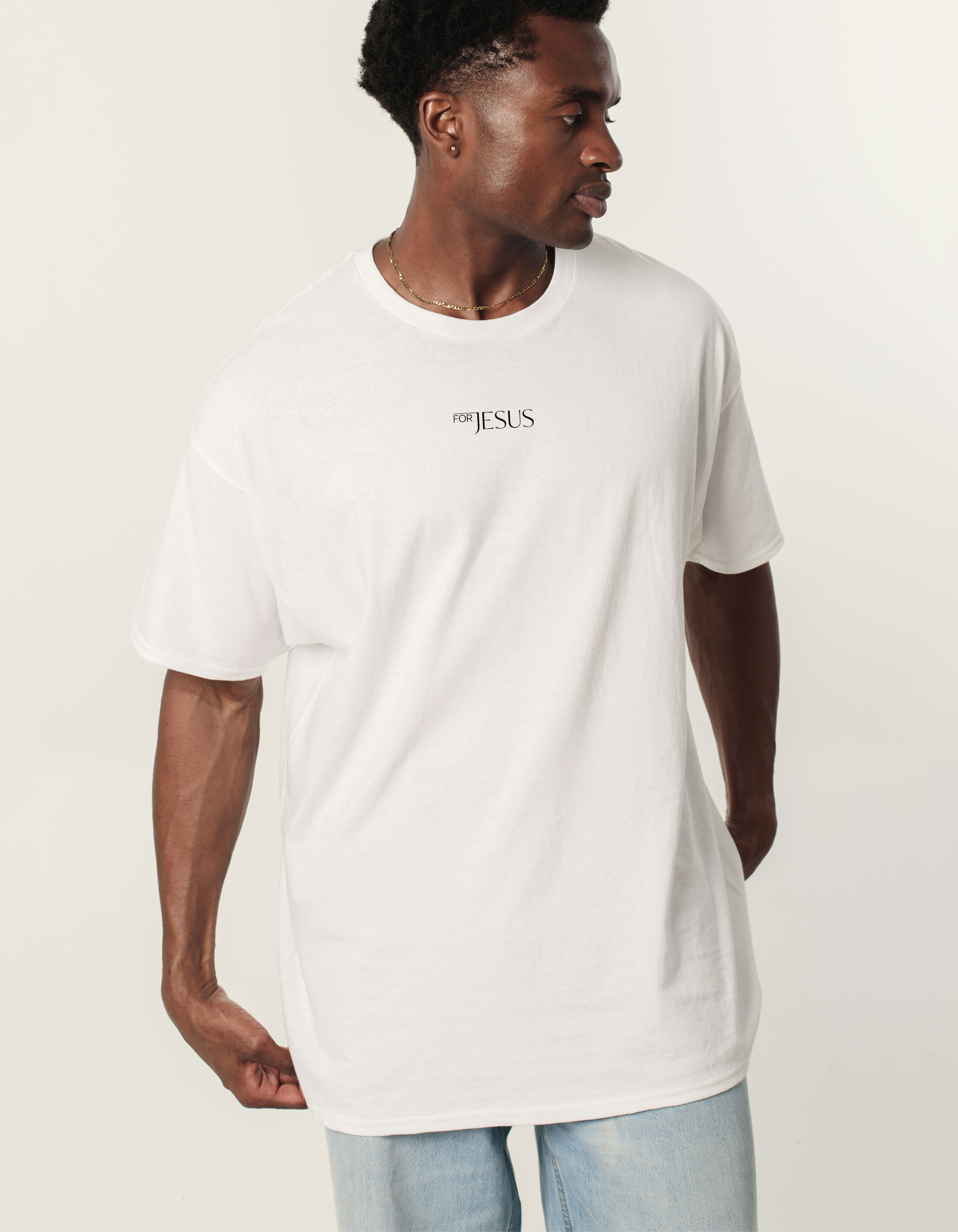 Jesus Art Head T-Shirt Men